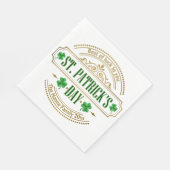 Persoonlijke St. Patrick's Day I Geluk van de Iere Servet (Hoek)
