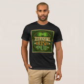 Persoonlijke St. Patrick's Day Irish Pub T-Shirt (Voorkant volledig)