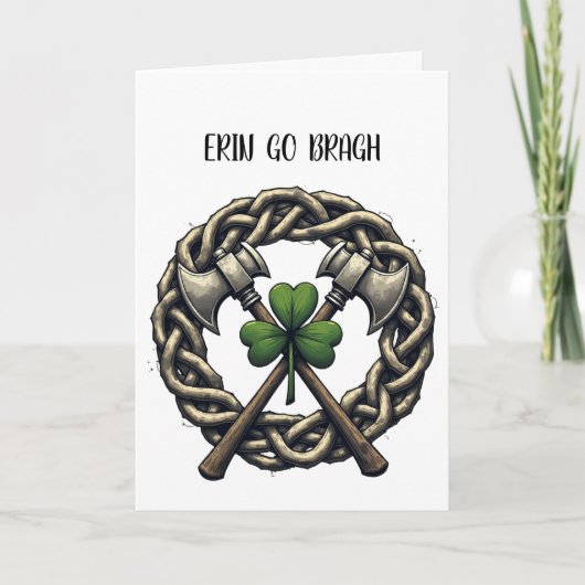 Persoonlijke St. Patrick's Day kaart (Voorkant)