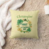 Persoonlijke St. Patrick's Day-kussen voor baby's Kussen (Deken)