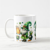 Persoonlijke St. Patrick's Day Leprechauns Keramie Koffiemok (Links)