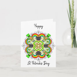 Persoonlijke St Patrick's Day Mandala   Feestdagen Kaart