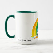 Persoonlijke St. Patrick's Day Pot met Goud Mok (Links)