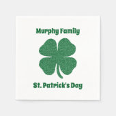 Persoonlijke St. Patrick's Day Servetten (Voorkant)