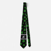 Persoonlijke St. Patrick's Day Shamrock met Parel Stropdas (Voorkant)