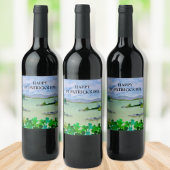 Persoonlijke St Patrick's Day Wijn Etiket