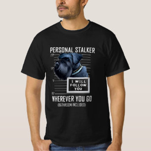 Persoonlijke Stalker Dog Giant Schnauzer zal ik vo T-shirt