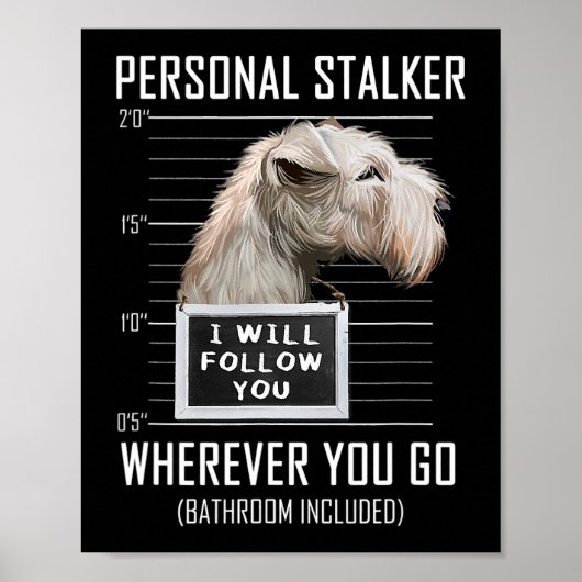 Persoonlijke Stalker Dog Lakeland Terrier I Will F Poster (Voorkant)