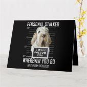 Persoonlijke Stalker Dog Spinone Italiano Ik zal F Kaart (Gele Bloem)