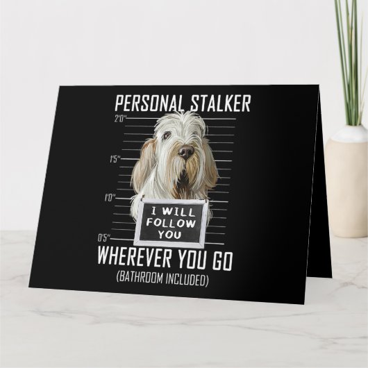 Persoonlijke Stalker Dog Spinone Italiano Ik zal F Kaart (Voorkant)