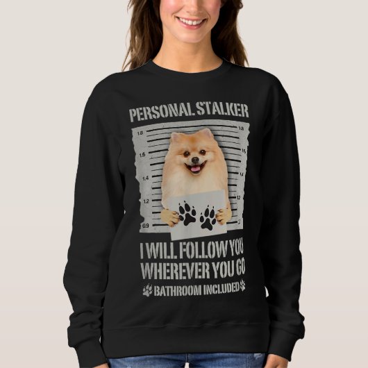 Persoonlijke Stalker Pomeranian Trui (Voorkant)