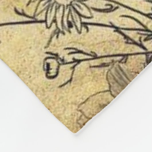 Persoonlijke stamboom fleece deken (Hoek)