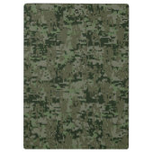 Persoonlijke Star Stencil  Digital Camo Klembord (Achterkant)