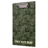 Persoonlijke Star Stencil  Digital Camo Klembord (Links)