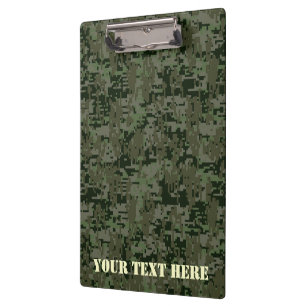 Persoonlijke Star Stencil Digital Camo Klembord