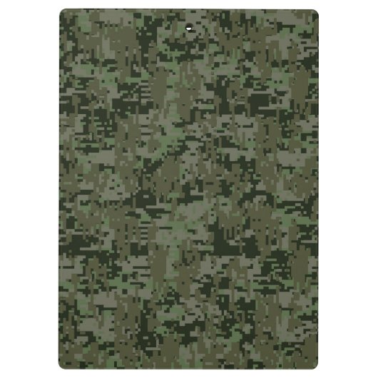 Persoonlijke Star Stencil  Digital Camo Klembord (Achterkant)