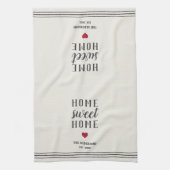 Persoonlijke startnaam theedoek (Verticaal)