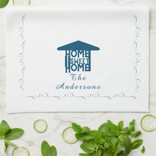 Persoonlijke startpagina theedoek (Gevouwen)