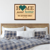 Persoonlijke startpagina - Welkomstteken voor de s Canvas Afdruk (Insitu (Slaapkamer))