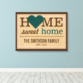 Persoonlijke startpagina - Welkomstteken voor de s Canvas Afdruk (Insitu (Houten vloer))