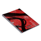 Persoonlijke steenkool Stedelijke Graffiti Notitieboek (Rechterzijde)