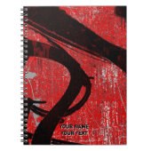 Persoonlijke steenkool Stedelijke Graffiti Notitieboek (Voorkant)