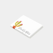Persoonlijke stekelige cactusplant Post-it® notiti Notes (Schuin)