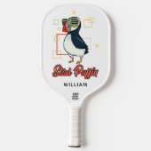 Persoonlijke Stekelpapegaaiduiker Zeevogel Cute Ga Pickleball Paddle (Achterkant)