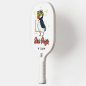 Persoonlijke Stekelpapegaaiduiker Zeevogel Cute Ga Pickleball Paddle (Links)