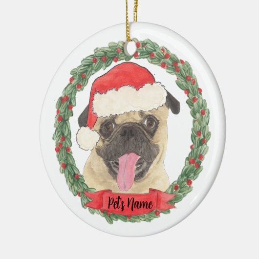 Persoonlijke stekker keramisch ornament (Links)