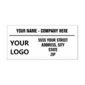 Persoonlijke Stempel - Aangepaste Naam, Adres en L (Design)