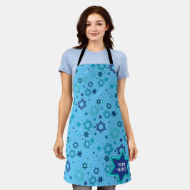Persoonlijke ster van David Print Apron Schort