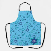 Persoonlijke ster van David Print Apron Schort (Voorkant)