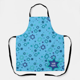 Persoonlijke ster van David Print Apron Schort