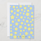 Persoonlijke Sterren Feest Uitnodiging (Achterkant)