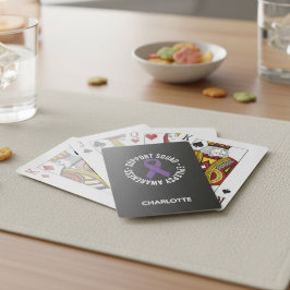 Persoonlijke steun voor epilepsie geschenk pokerkaarten
