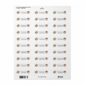 Persoonlijke Stick Figure Adreslabels Etiket (Full Sheet)