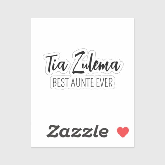 Persoonlijke sticker • Aangepaste naam voeg je naa (Vel)