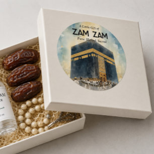 Persoonlijke sticker en label voor Hajj Mubarak vo