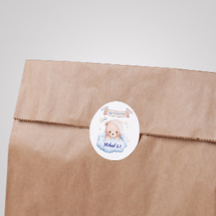 Persoonlijke sticker 'Gelukkig verjaardag'