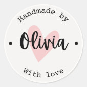 Persoonlijke sticker – speciale boodschap voor Oli (Voorkant)