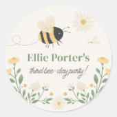 Persoonlijke sticker voor hommelkindercadeau (Voorkant)