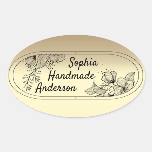 Persoonlijke sticker voor stramienhandwerk (Voorkant)