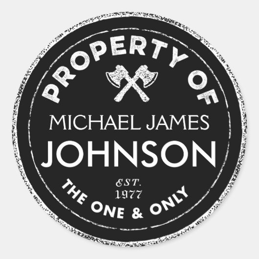 Persoonlijke stickers (Voorkant)