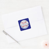 Persoonlijke stickers van Baseball Baby shower (Envelop)