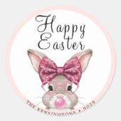 Persoonlijke stickers van paashaas (Voorkant)