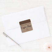 Persoonlijke stickers voor koffiezaak (Envelop)