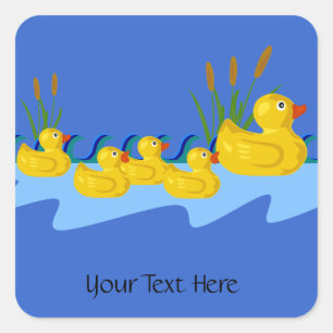 Persoonlijke Stickers voor Moeder Duck en Duckling