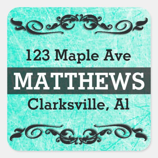 Persoonlijke Stickers voor naam en adres (Voorkant)