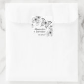 Persoonlijke stickers voor vlindertuin cadeautjes (Tas)
